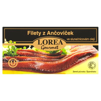 Obrázek Filety z ančoviček v rostlinném oleji 45 g