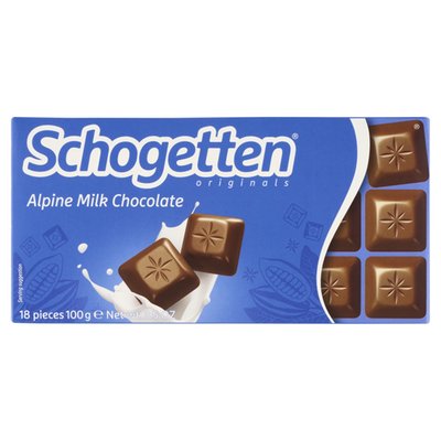 Obrázek Schogetten Mléčná čokoláda z alpského mléka 100g