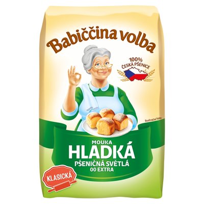 Obrázek Babiččina Volba Mouka hladká pšeničná světlá 1kg
