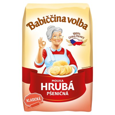 Obrázek Babiččina Volba Mouka hrubá pšeničná 1kg