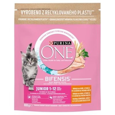Obrázek Purina ONE Bifensis Junior granule pro koťata kuře 800g