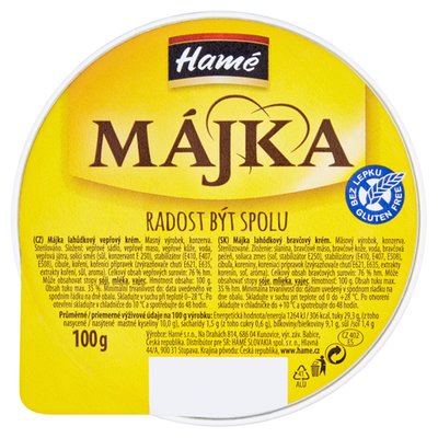 Obrázek Hamé Májka Lahůdkový vepřový krém 100g