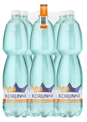 Obrázek Korunní Jemně perlivá s příchutí pomeranč 1,5l