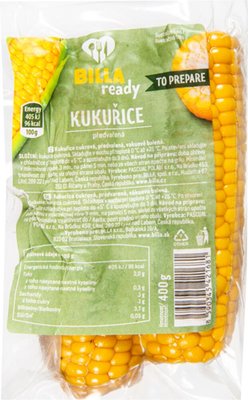 Obrázek BILLA Ready Kukuřice cukrová vařená, 450g
