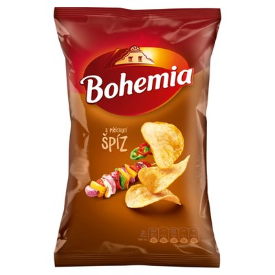 Obrázek Bohemia Chips s příchutí špíz 130g