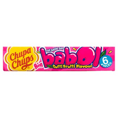 Obrázek Chupa Chups Big Babol Tutti Frutti žvýkačky 27,6g