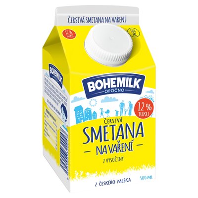 Obrázek Moravia Smetana sladká 12 % tuku 500ml