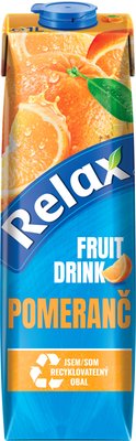 Obrázek Relax Fruit drink pomeranč 1l