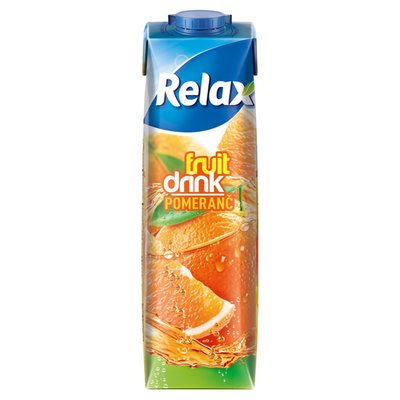 Obrázek Relax Fruit drink pomeranč 1l