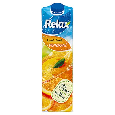 Obrázek Relax fruit drink Pomeranč 1l TS