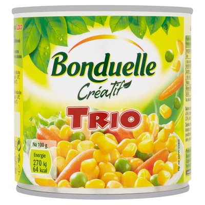 Obrázek Bonduelle Créatif Trio zeleninová směs v mírně slaném nálevu 400g