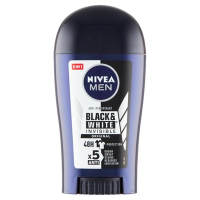 Obrázek Nivea Men antiperspirant Black & White Invisible Original 40 ml