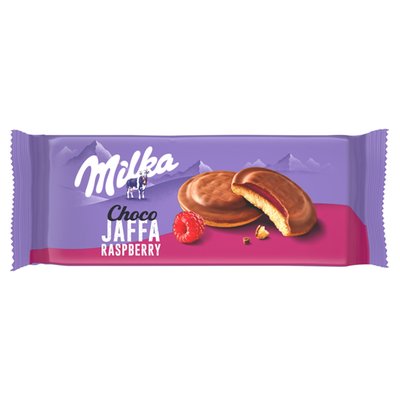Obrázek Milka Piškoty Choco Jaffa Malinové, Mléčná Čokoláda 147g