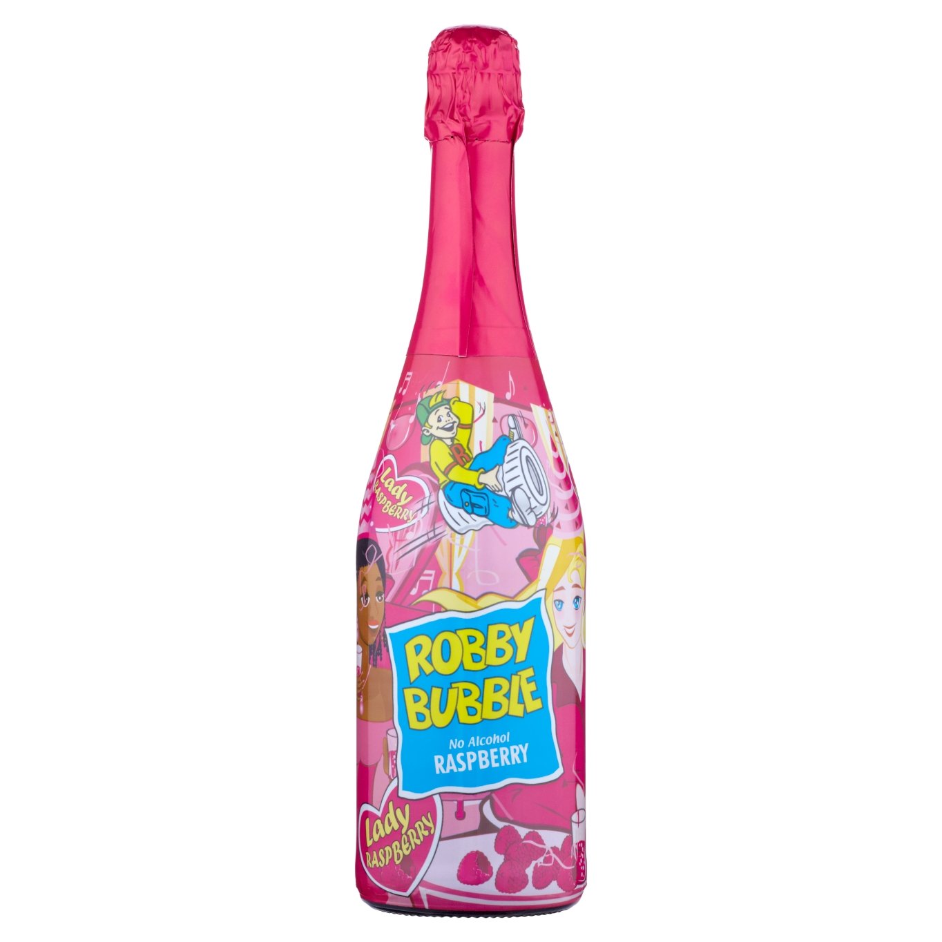 Czech Republic product data sample: Robby Bubble Malina 0,75l
