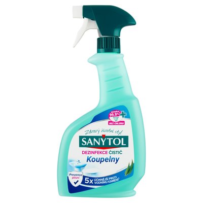 Obrázek Sanytol Dezinfekce čistič koupelny vůně eukalyptu 500ml