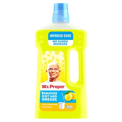 Obrázek Víceúčelový Čisticí Prostředek Mr Proper Na Podlahy S Lemon Vůní 1 l