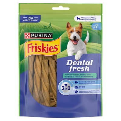 Obrázek Friskies Dental Fresh pamlsky pro psy 3v1 S 110g