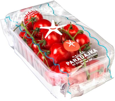 Obrázek Rajče cherry na stonku 500g, balení