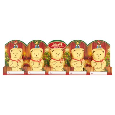 Obrázek Lindt Teddy duté figurky z mléčné čokolády 5 x 10g (50g)
