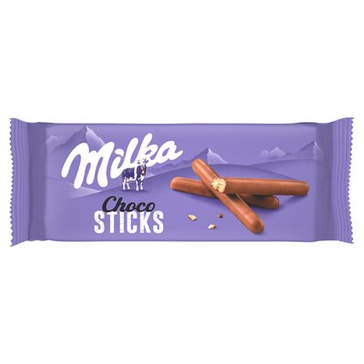 Obrázek Milka sušenky Choco Sticks celomáčené, mléčná čokoláda 112g