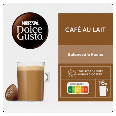 Obrázek NESCAFÉ Dolce Gusto Café au Lait kávové kapsle 16 ks