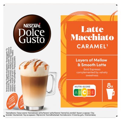 Obrázek NESCAFÉ® Dolce Gusto® Latte Macchiato Caramel - kávové kapsle - 16 ks
