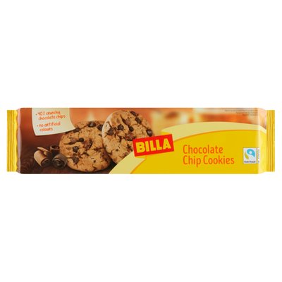 Obrázek BILLA Cookies s kousky hořké a mléčné čokolády 150g