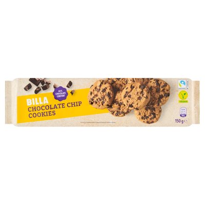 Obrázek BILLA Sušenky s kousky čokolády 150g