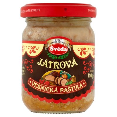 Obrázek Játrová vesnická paštika 110g