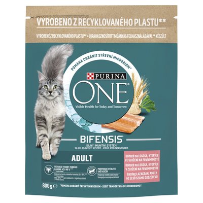 Obrázek Purina ONE Bifensis Adult granule pro kočky losos 800g