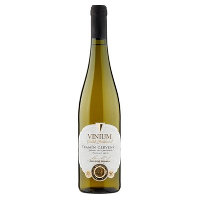 Obrázek Vinium Tramín červený jakostní víno s přívlastkem pozdní sběr bílé polosuché 0,75l