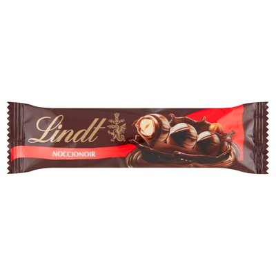 Obrázek Lindt Noccionoir hořká čokoláda s lískoořechovou náplní a celými lískovými ořechy 35g