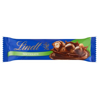 Obrázek Lindt Nocciolatte mléčná čokoláda s lískoořechovou náplní a celými lískovými ořechy 35g