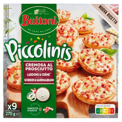 Obrázek Buitoni Piccolinis Cremosa al Prosciutto 9 x 30g (270g)