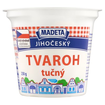 Obrázek Madeta Jihočeský tvaroh tučný 250g