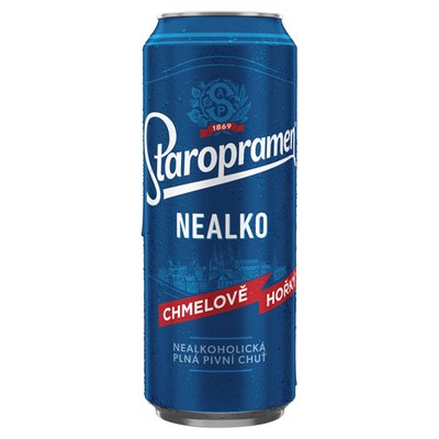 Obrázek Staropramen Nealko pivo světlé 0,5l