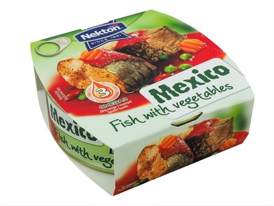 Obrázek opečená ryba se zeleninou MEXICO EO 200 g