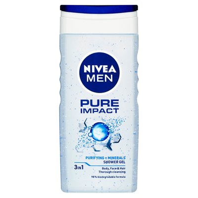 Obrázek Nivea Men Pure Impact sprchový gel 250ml