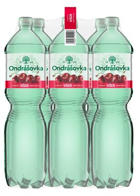 Obrázek Ondrášovka Jemně perlivá s příchutí višeň 1,5l