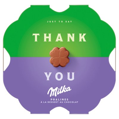 Obrázek Milka bonboniéra Thank You, kakaová náplň 44g