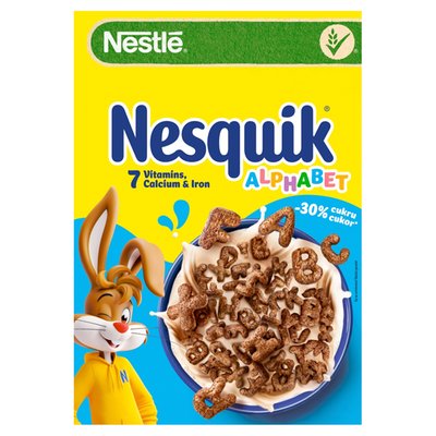 Obrázek Nestlé NESQUIK Alphabet snídaňové cereálie 325g