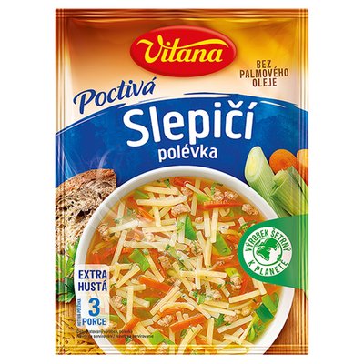 Obrázek Vitana Poctivá polévka slepičí 89g