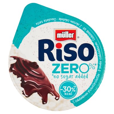 Obrázek Müller Riso Zero mléčný rýžový dezert čokoládová příchuť 200g