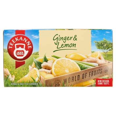 Obrázek Teekanne World of Fruits Ginger & Lemon ovocno-bylinný čaj 20 x 1,75g (35g)