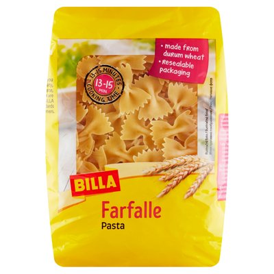 Obrázek X_BILLA FARFALLE SEMOLINOVE 500G