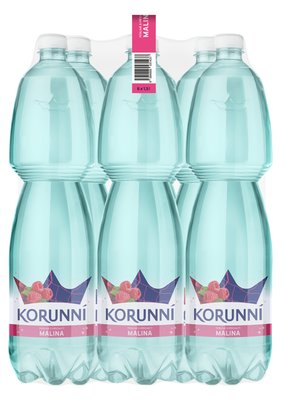 Obrázek Korunní Perlivá s příchutí malina 1,5l