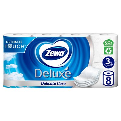 Obrázek Zewa Deluxe Delicate Care toaletní papír 3 vrstvý 8 rolí