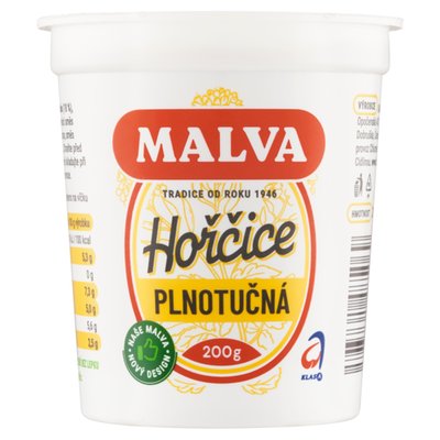 Obrázek Malva Hořčice plnotučná 200g