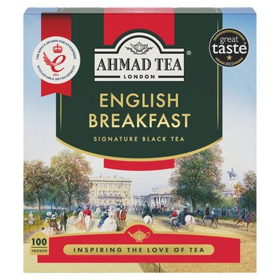 Obrázek Ahmad Tea English Breakfast černý čaj 100 x 2g (200g)