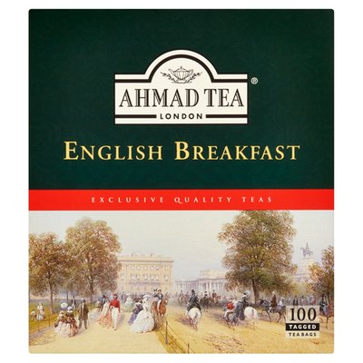 Obrázek Ahmad Tea English Breakfast černý čaj 100 x 2g